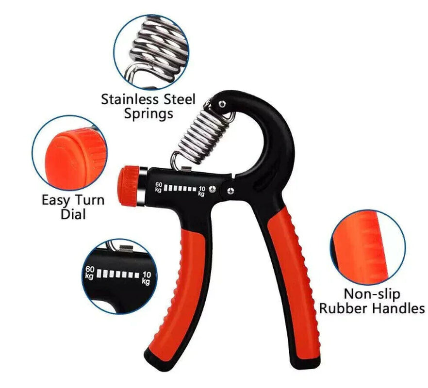 instant Hand Grip 💪  Strength Power Trainer Gripper Strengthener